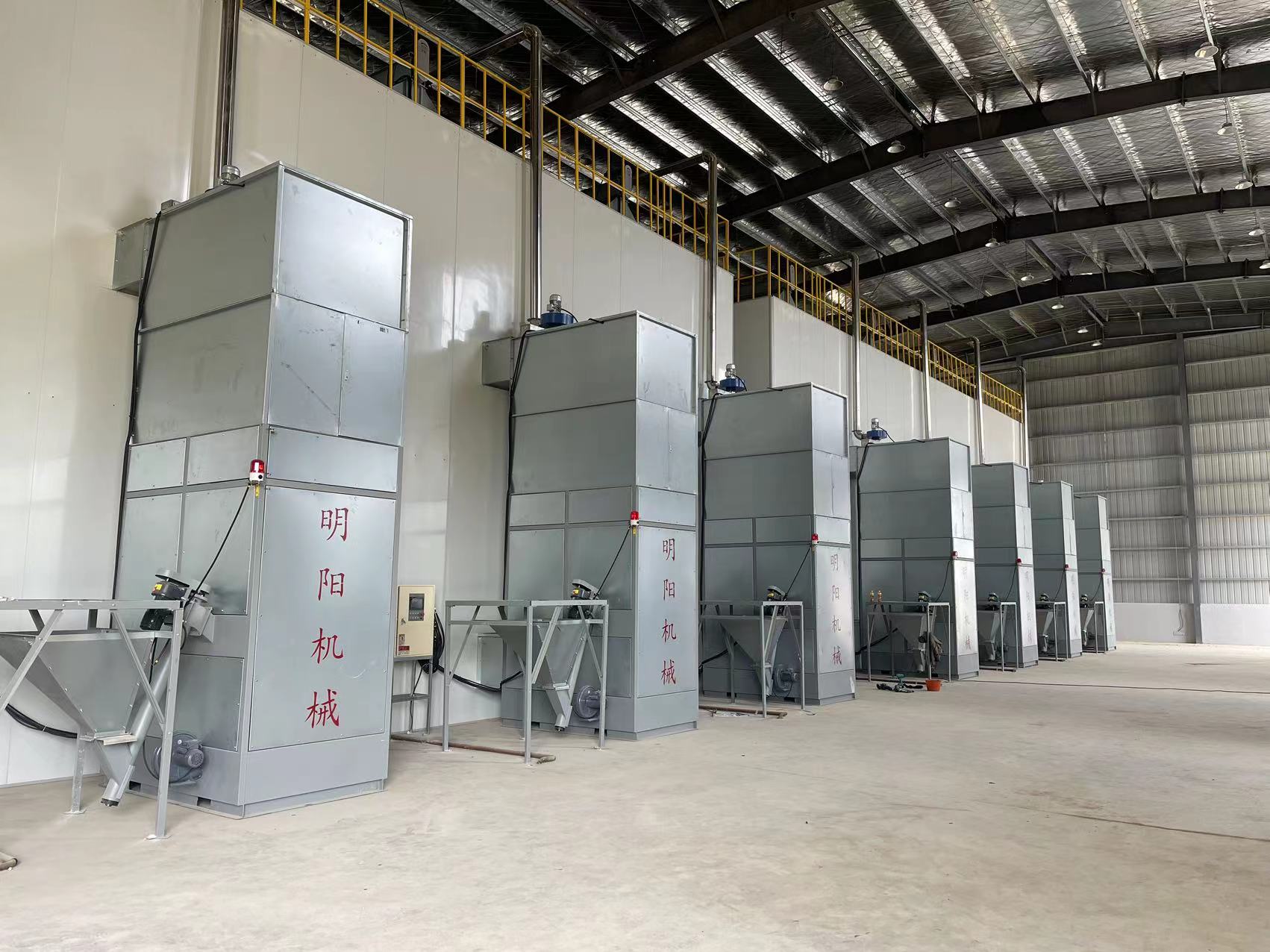 (30 tons × 7 units) Batch capacity 210 tons grain drying line