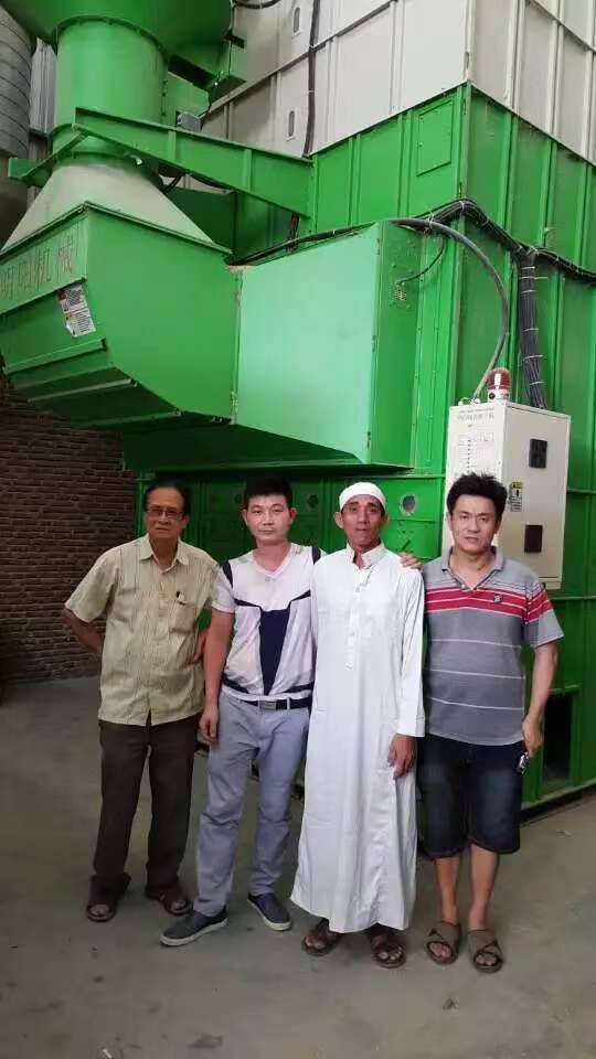 (30 tons × 2 units) Batch capacity 60 tons  fully automatic grain drying line of Indonesia